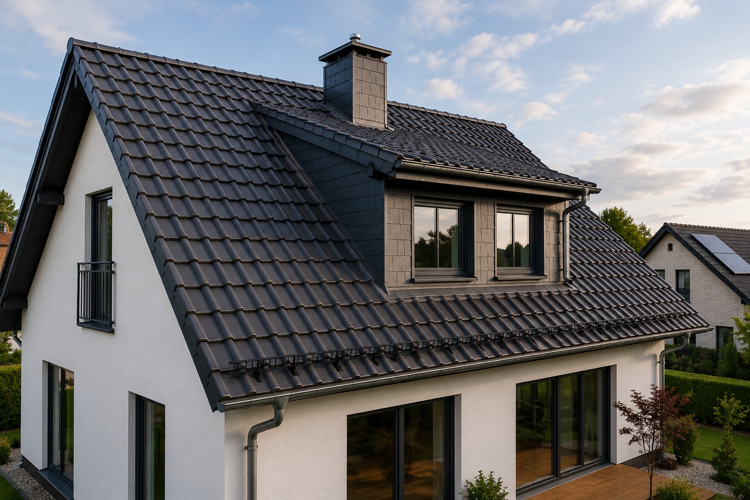 Beispiel eines modernen Daches