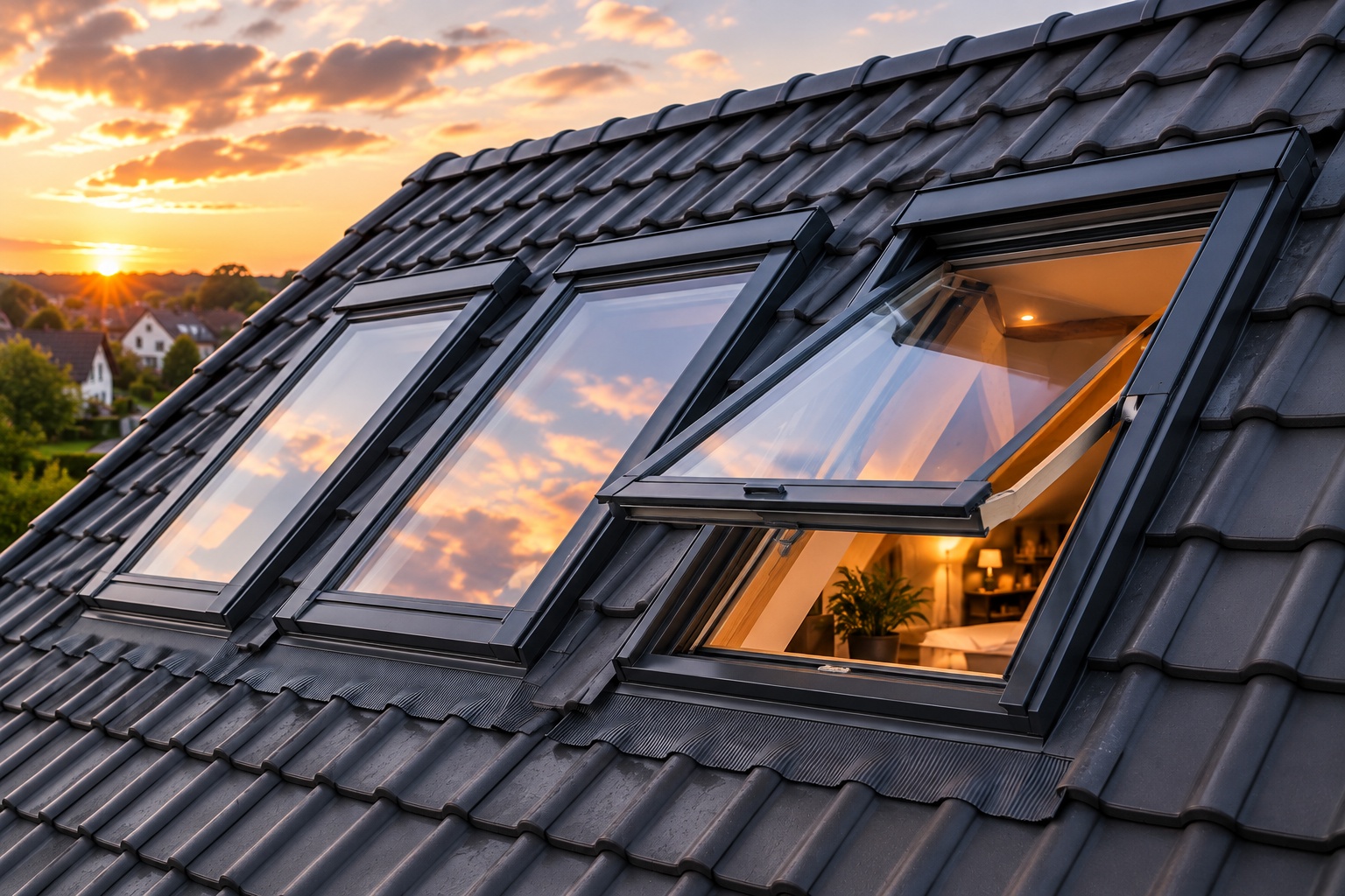 Beispiel für Dachfenster